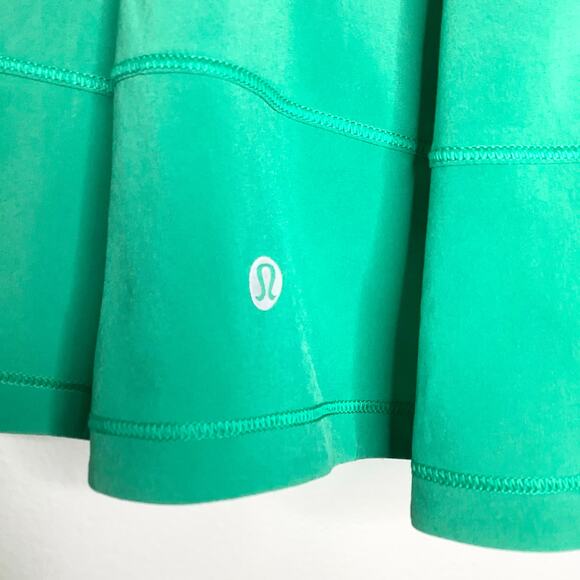 Lululemon Kelly Green Pace Rival Mid Rise Skirt Long 8 - Picture 8 of 11